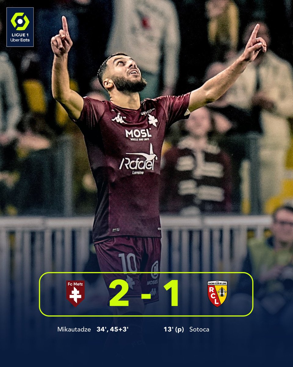 Une victoire cruciale pour le @FCMetz 🙌✅ #FCMRCL