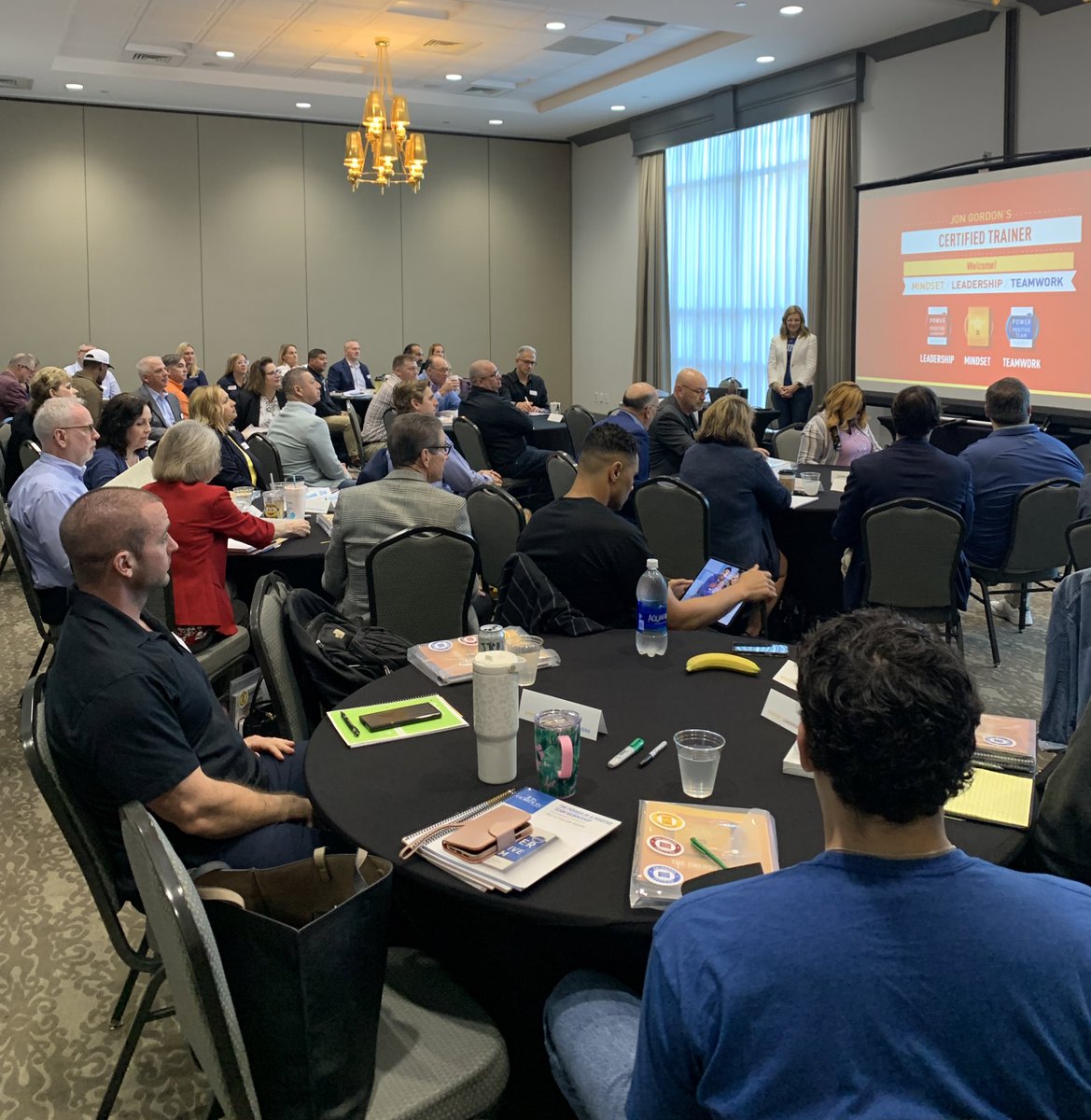 Our group of amazing leaders getting Jon Gordon Certified today. Excited to see the impact they will have utilizing the Energy Bus, Power of Positive Leadership and The Power of a Positive Team programs, workshops and materials