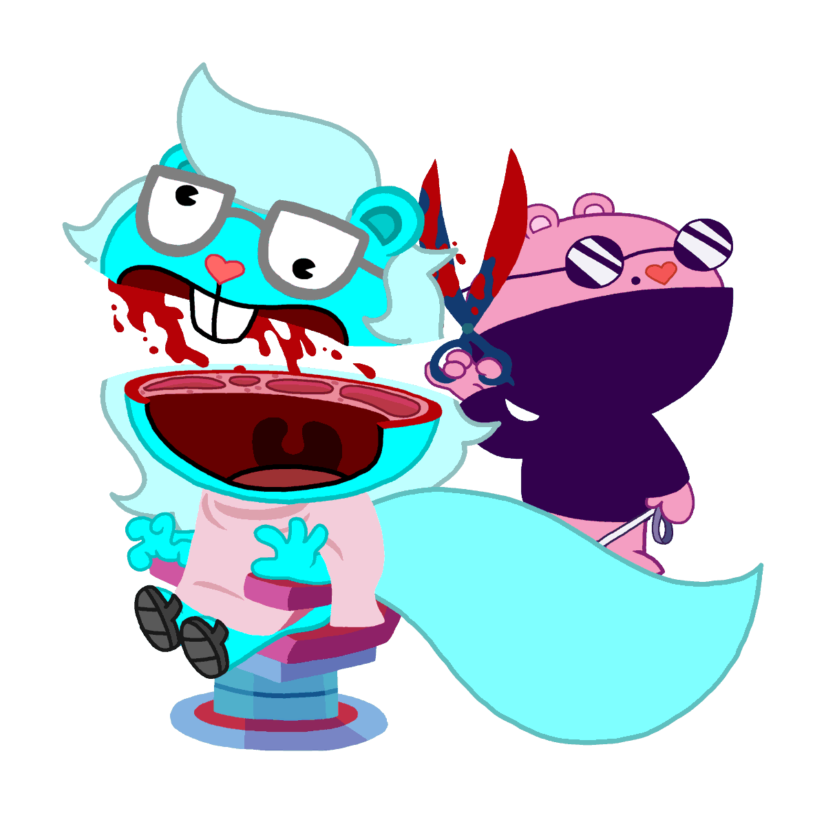 (FLAGGED FOR THOSE OF MY FOLLOWERS WHO DON'T WATCH HTF) Decided to try ...