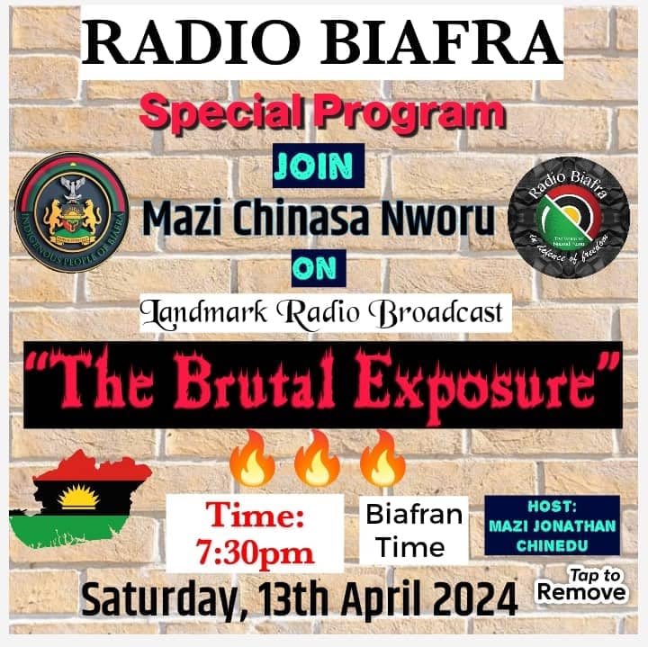 I invite you to Download the IPOB COMMUNITY RADIO app to listen to the explosive broadcast and teachings about #Biafra's struggle. Android Device play.google.com/store/apps/det… iPhone apps.apple.com/us/app/ipob-co… @cedoziemm @ChinasaNworu @TheBiafraChild @Amaka_Ekwo @AnyaoraChukwu…
