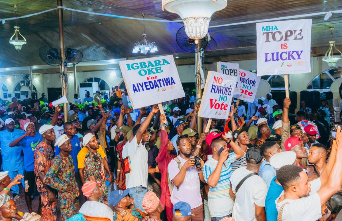 Delighted to kick off my campaign tour in Ifedore today, The warm reception and unwavering support from party members fuel our path to victory. Let's unite and secure success on April 20! Together, we will lead Ondo State to greater heights.