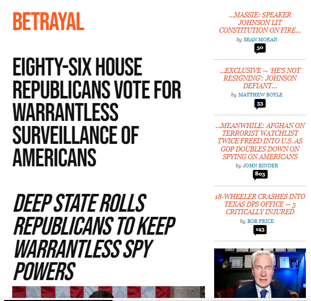 Fox News vs Breitbart shows what establishment media vs not looks like.