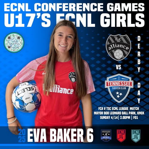 Field location change for our FC Alliance ECNL 07G game this weekend!!! We will now be playing at Bearden High School turf field, 8352 Kingston Pike, Knoxville TN, this Sunday at 2pm vs TSC ECNL 07G. @ECNLgirls @ImYouthSoccer @FCAECNL @ECNLOhioValley @ImCollegeSoccer @PrepSoccer