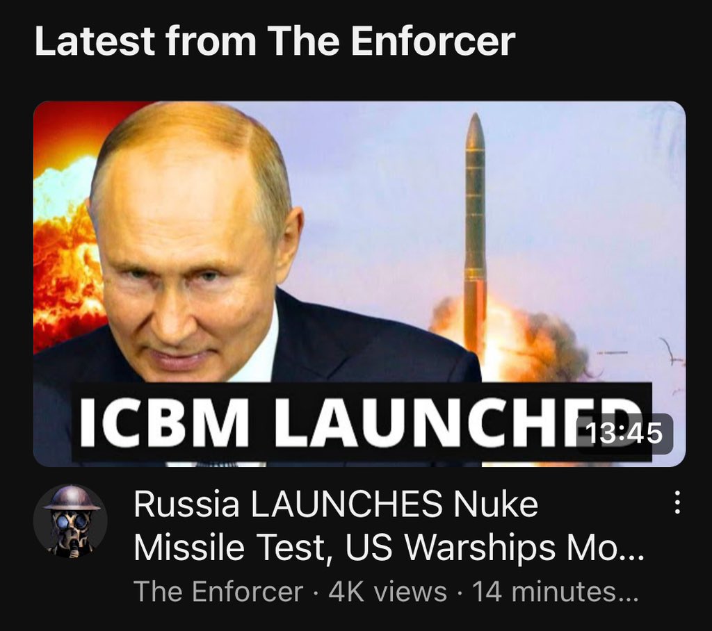 NEW ​⁠@ItsTheEnforcer MISINFO STRAT DROPPED Put out a crazy clickbait YouTube video title and then change it after the notification blast goes out. At this point, please report this channel for blatant misinformation and scam. Enough is enough.