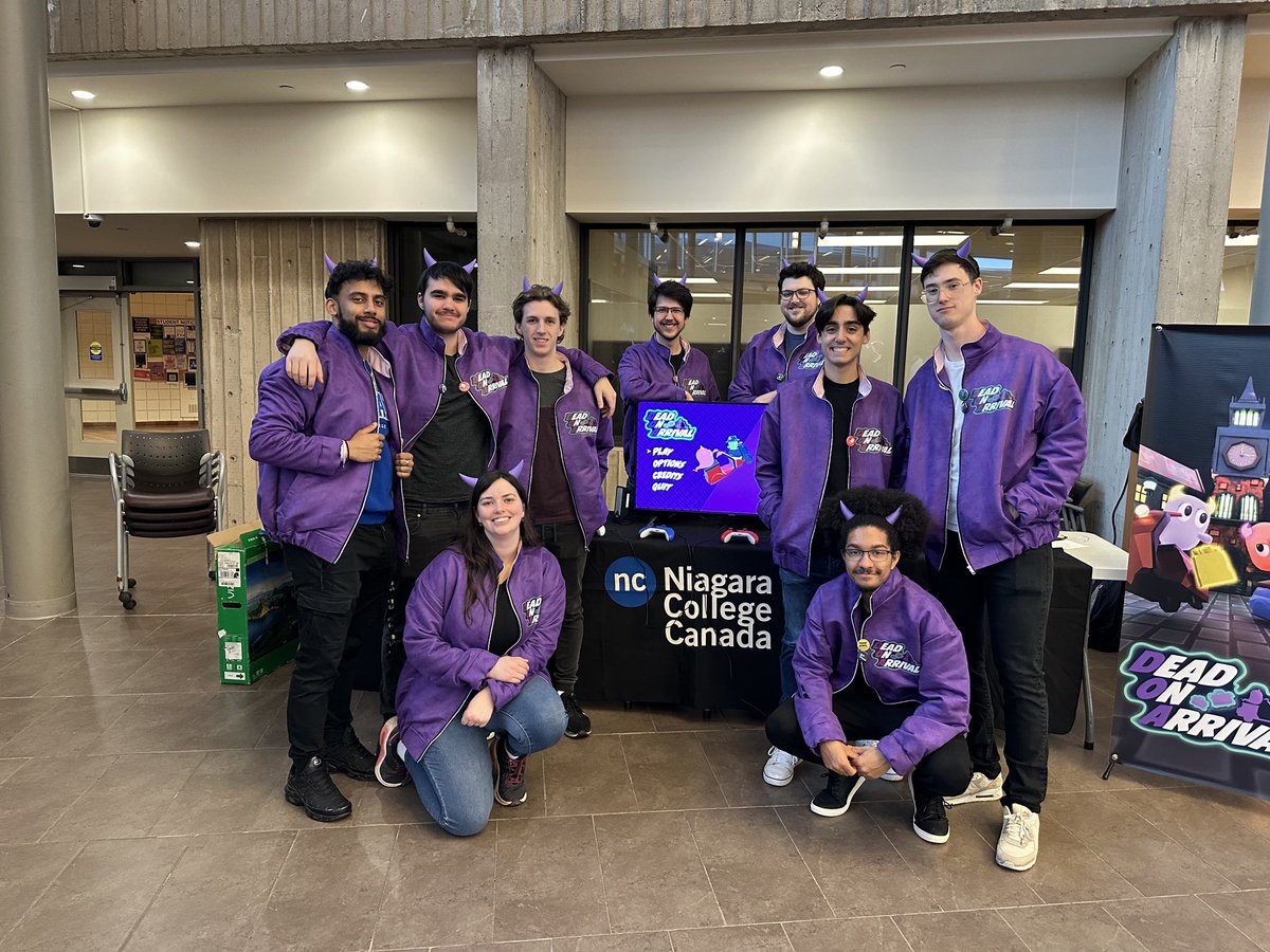 Had a great showing at #GDLaunch hosted by @NCgameDev last night! Good to give our handmade branded jackets a test run before #lus2024 next week 🧥😈👻🛵