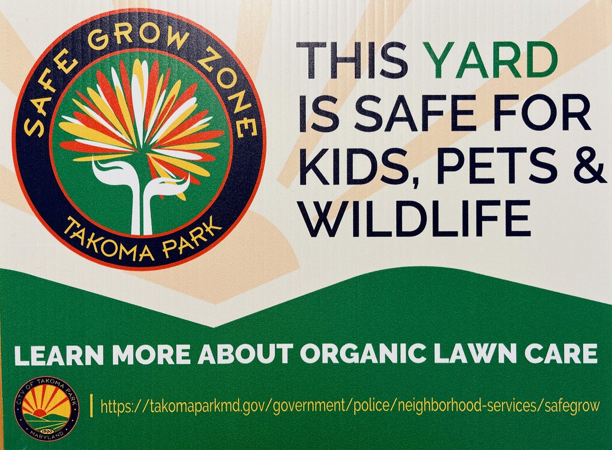 Harmful chemicals aren't necessary to beautify our surroundings. This is the reasoning behind the creation of the Safe Grow Act that the City enacted in 2014. Celebrate 10 yrs of Safe Grown with free yard signs today. Read the #TKPK Newsletter story today:bit.ly/3w8JQNv