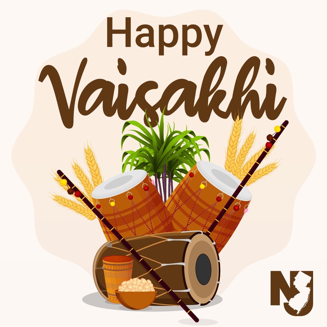 Wishing a vibrant and festive Vaisakhi to New Jersey's Sikh community!