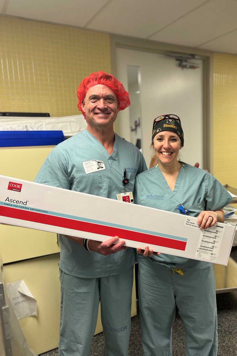 Cook Medical--MedSurg Division (@cookmedsurg) on Twitter photo <a href="/MSemins/">Michelle Semins</a> of <a href="/WVU_Urology/">WVU Urology</a> was among the first to use the Ascend Single-Use Flexible Ureteroscope in North America! An exciting milestone for Cook Medical.
Join us at #AUA24 to see the new Ascend Single-Use Flexible Ureteroscope! #Urology #UroSoMe <a href="/MSemins/">Michelle Semins</a> of <a href="/WVU_Urology/">WVU Urology</a> was among the first to use the Ascend Single-Use Flexible Ureteroscope in North America! An exciting milestone for Cook Medical.
Join us at #AUA24 to see the new Ascend Single-Use Flexible Ureteroscope! #Urology #UroSoMe