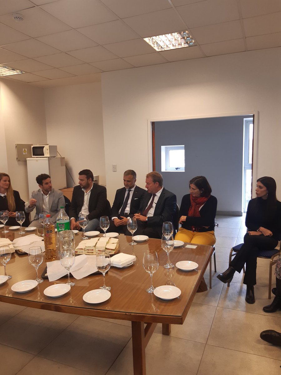 Recibimos en el <a href="/ParqueTIC/">Mendoza TIC Parque Tecnológico</a> a Dieter Lamlé embajador de <a href="/AlemaniaenArg/">Embajada de Alemania</a> y a Andreas Vollmer cónsul honorario de ese país en #Mendoza para reunirse con empresarios, miembros de universidades y funcionarios municipales y provinciales para potenciar los sectores industriales locales