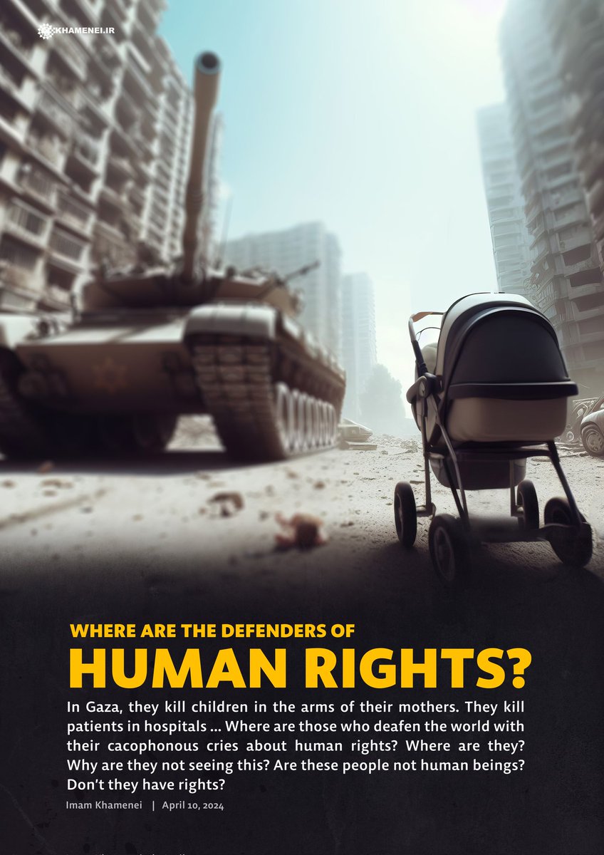 🔰 Where are the defenders of human rights? #Gaza #Palestine