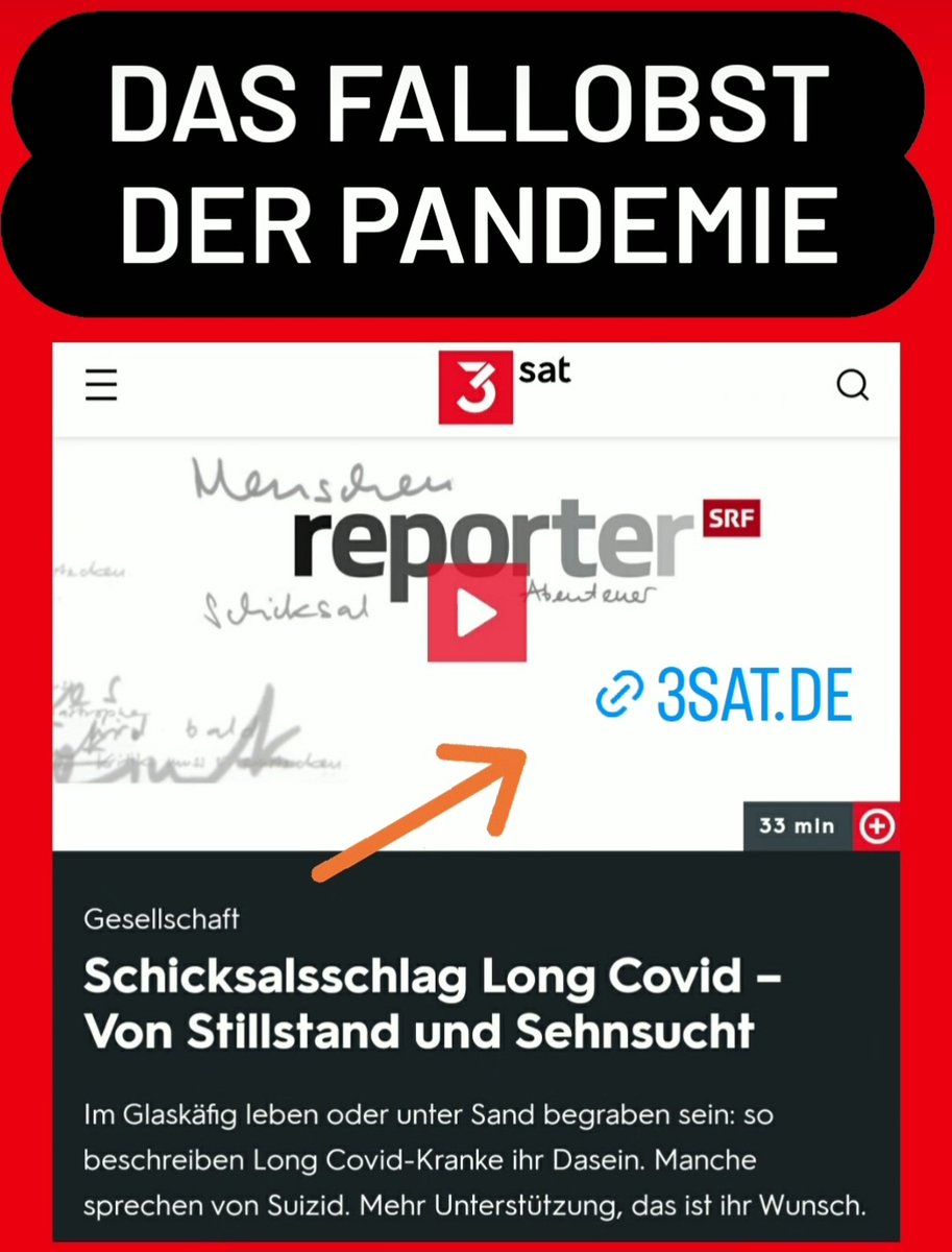 33 Minuten Beitrag u. während des gesamten Films fragt man sich,ist es möglich,dass sich diese Dinge tatsächlich in Europa abspielen❓Danke @3sat ❗ Und jetzt seid ihr dran, verlinkt unter diesem Beitrag,Menschen von denen ihr mehr Unterstützung ERWARTET❗ 3sat.de/gesellschaft/r…