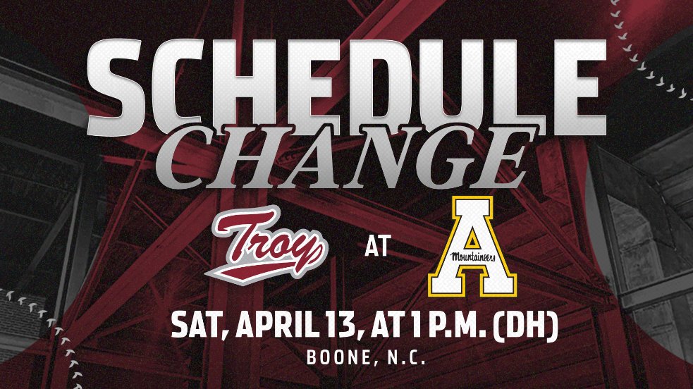 🚨 GAME TIME SCHEDULED🚨 Get ready for double action tomorrow in the mountains. #EverythingCounts | #OneTROY⚔️⚾️