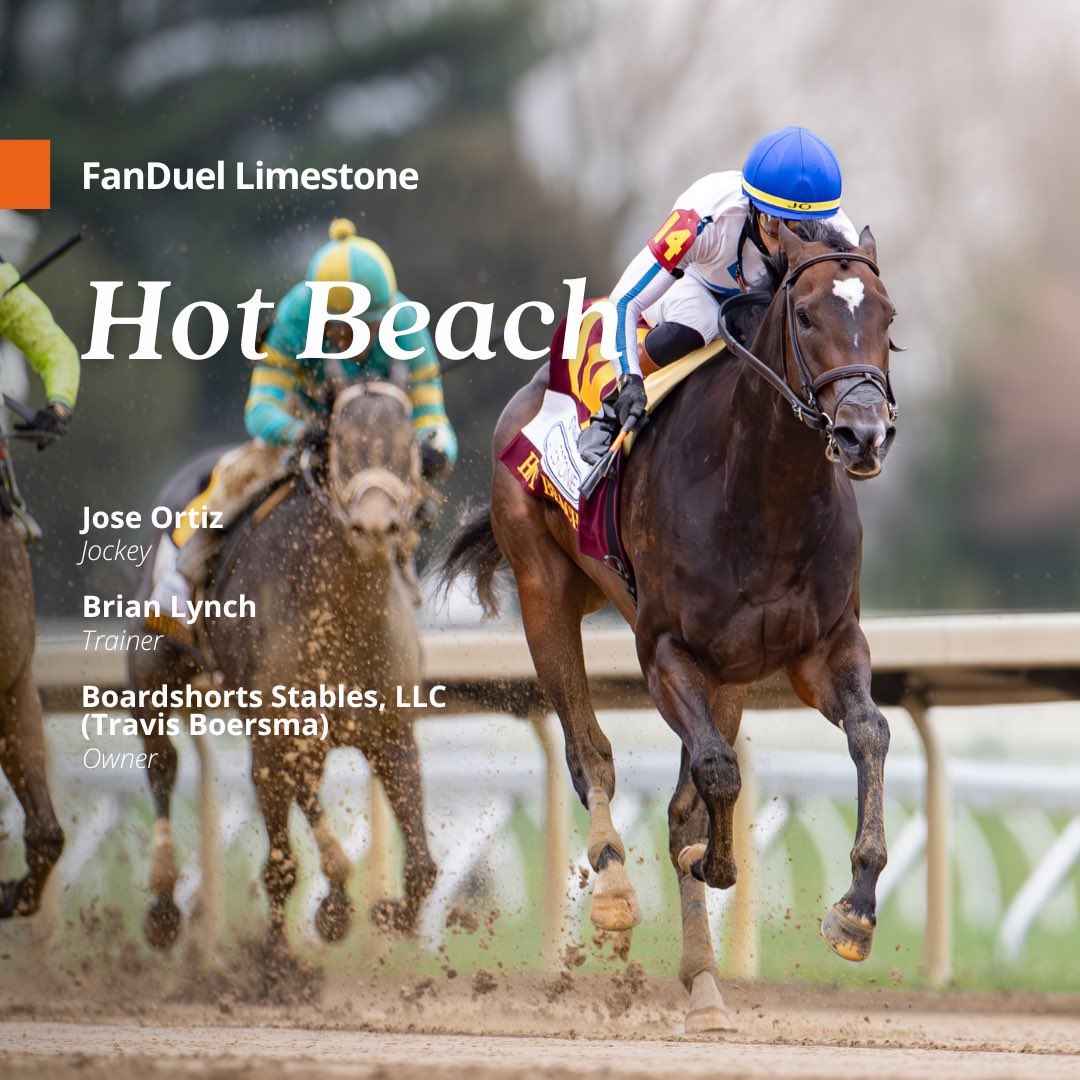 Hot Beach convincing in the FanDuel Limestone!