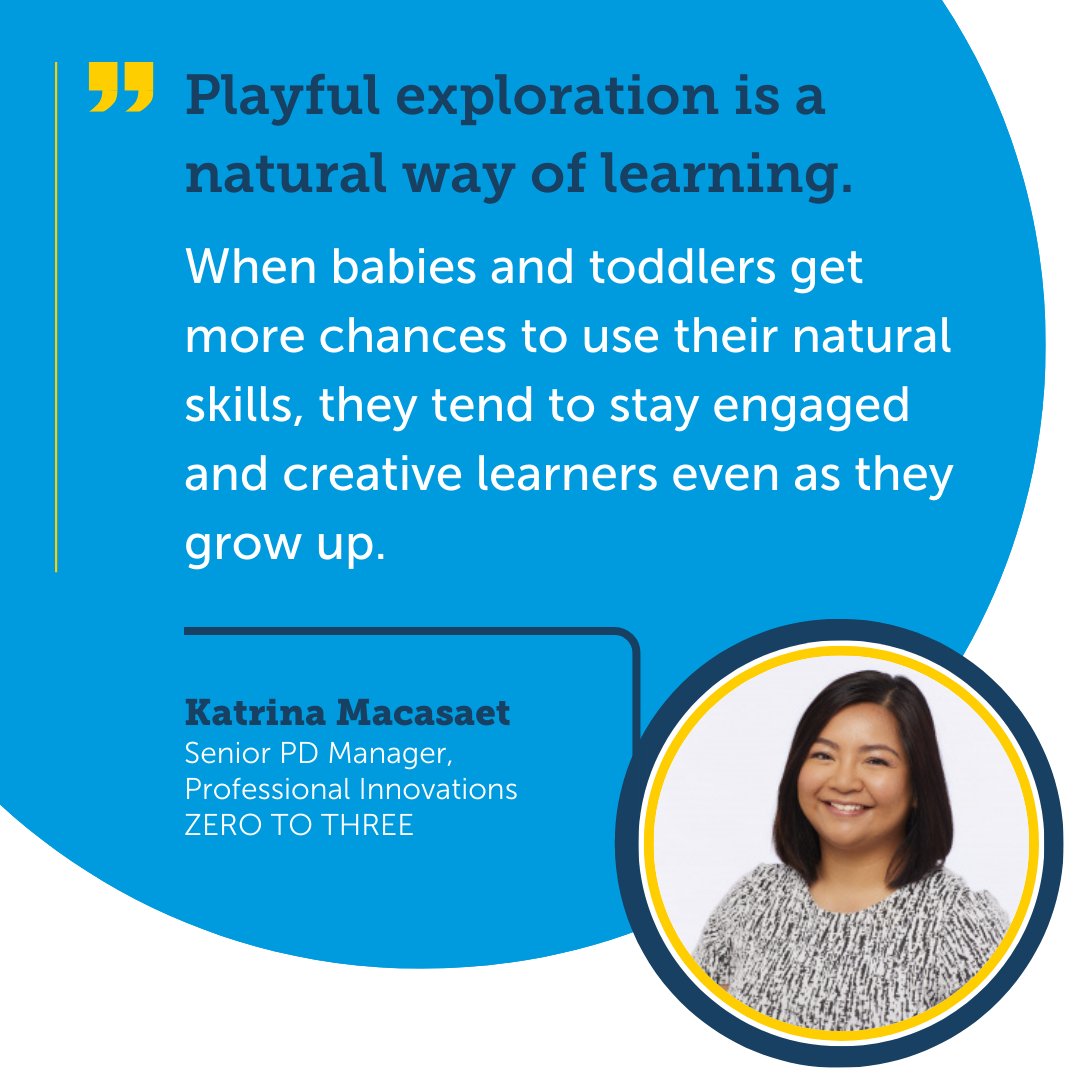 Humans learn fastest in early childhood — and most of that development is due to the act of play. Head to bit.ly/3TZ0b0J to learn how to encourage play-based learning from our Senior PD Manager of Professional Innovations, Katrina Macasaet
