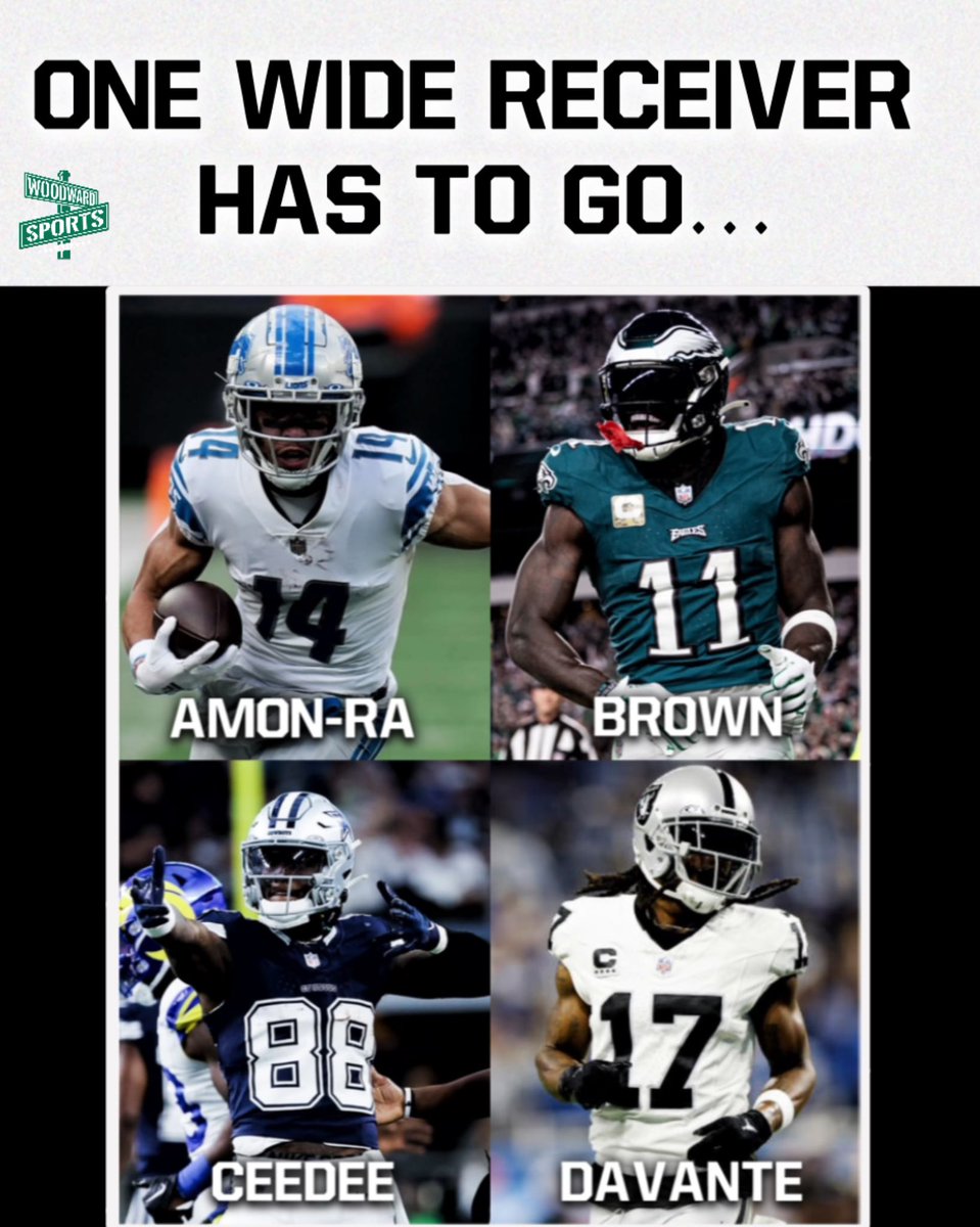 Four of the BEST wideouts in the game, which one are you getting rid of 👀