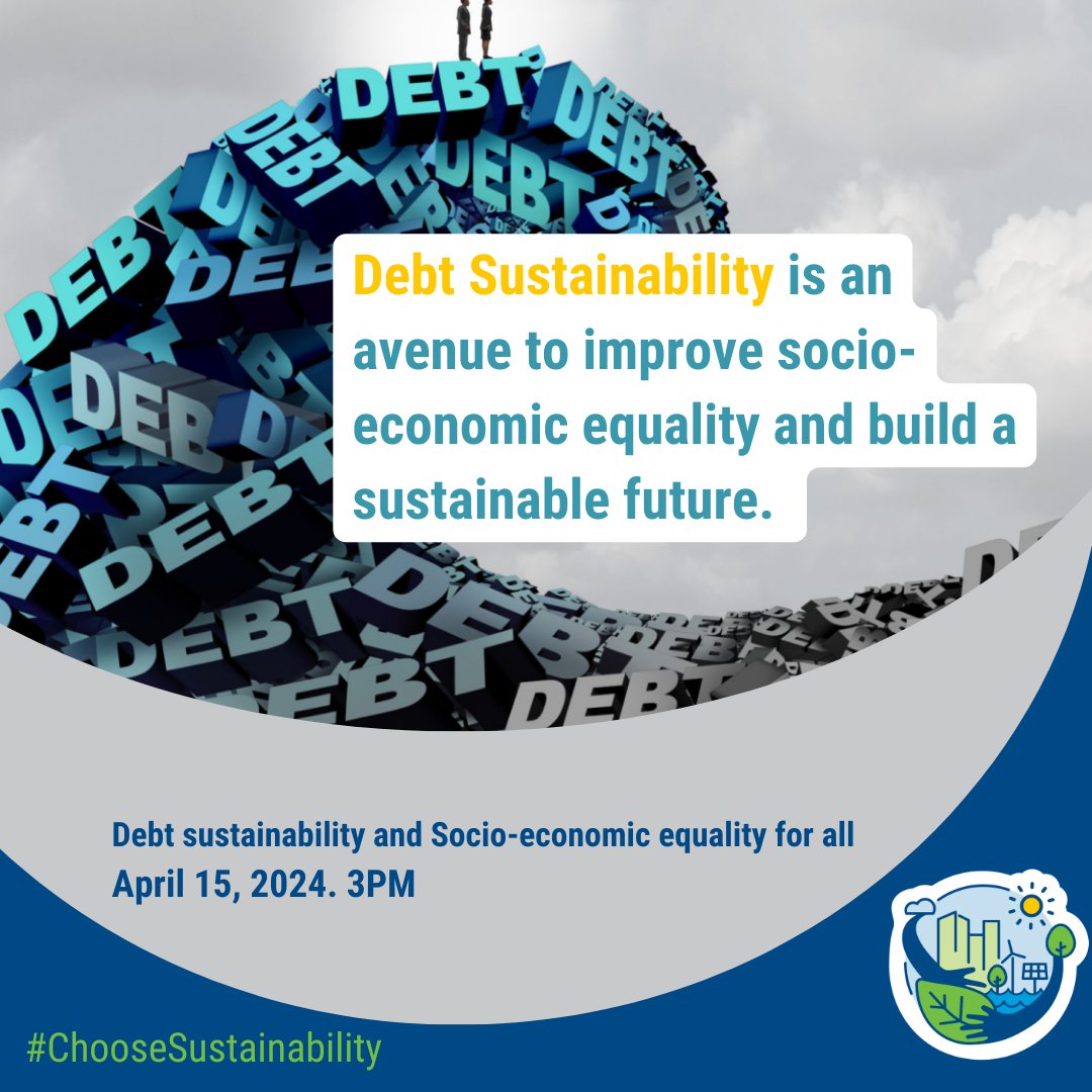 Millions are falling into poverty as debt burdens crowd out social protection, health & education expenditures. I look forward to discussion on achieving #DebtSustainability solutions & socio-economic equality for all at the @UN: bit.ly/4aIqM7U #UNGASustainabilityWeek