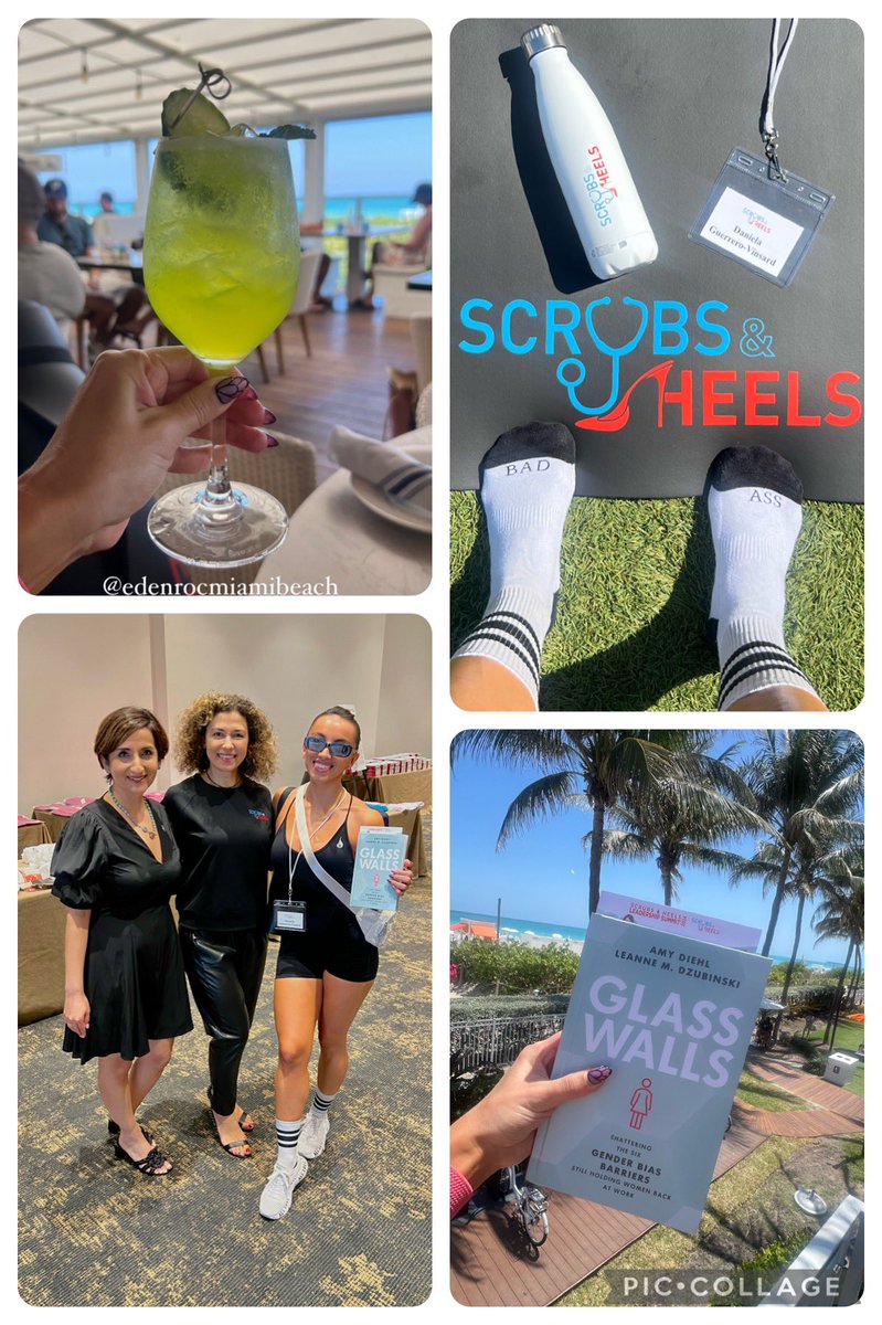 Checked in early at @ScrubsNHeels 2024 to snap a 📸 with the masterminds behind this meeting 🧠💪🏽 S&H day #1 so far: ✔️Got awesome swag ✔️🫱🏻‍🫲🏽many 🩷 inspirational #womeninGI ✔️ Yoga on the yard ☀️🧘🏽‍♀️ Cocktail hour 🔜 🍸 - might not be the 1st of the day 🤭 #ScrubsNHills24