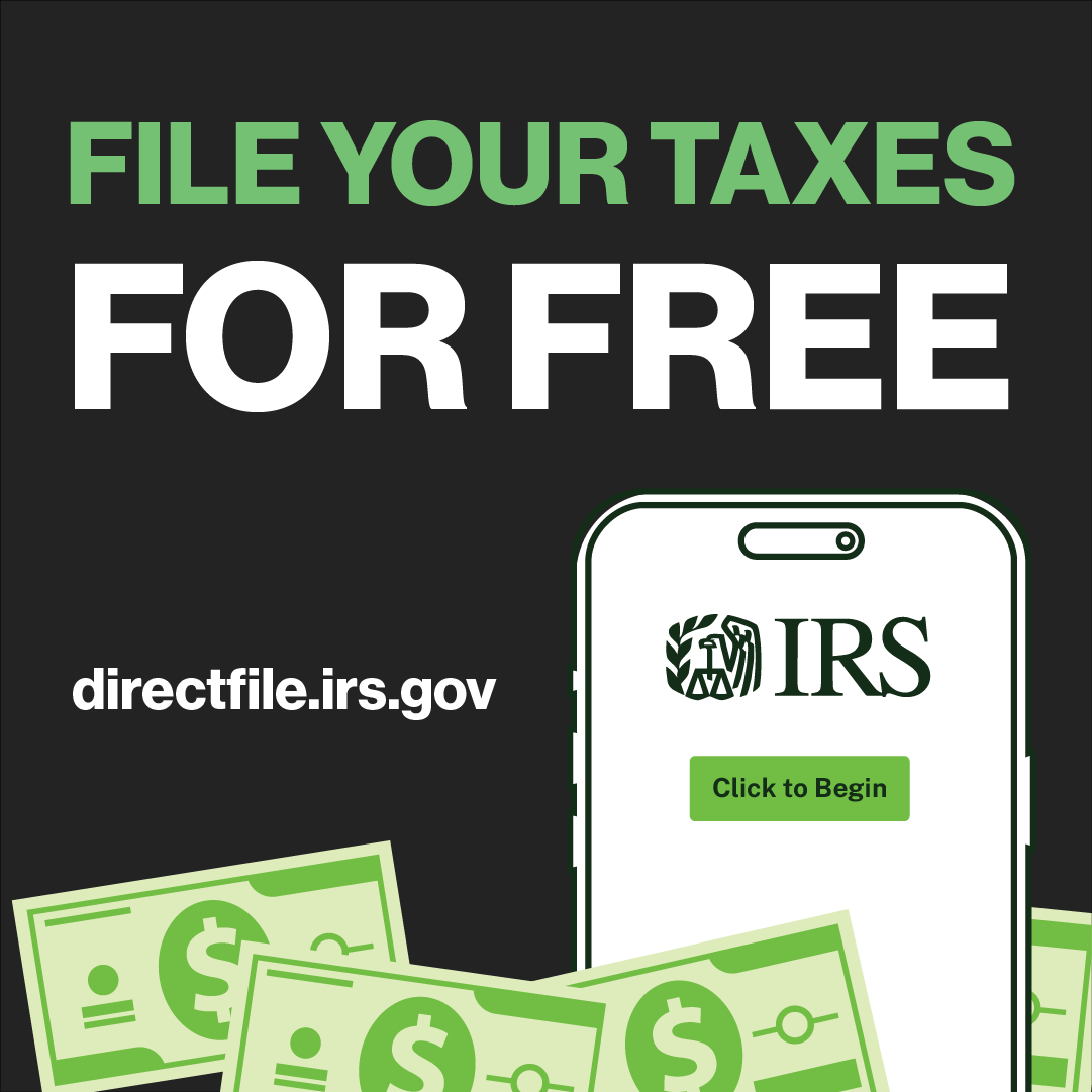 Tax Day is 4 days away.

Are you still looking for a hassle-free way to file your taxes this year? IRS #DirectFile is the last-minute solution you need to file your taxes on time. Head over to directfile.irs.gov and file for FREE!