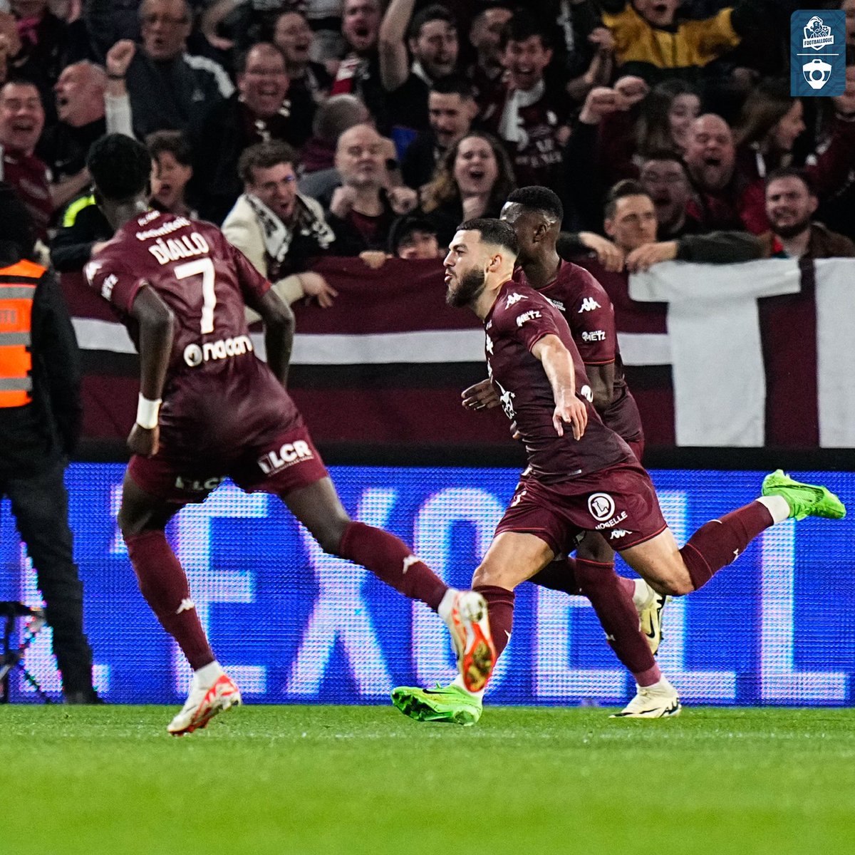 Le FC Metz a donc remporté ses 2 matchs de la saison de Ligue 1 contre Lens ! 🔥 ✅ 0-1 (journée 5) ✅ 2-1 (journée 29) La bête noire des lensois ces messins ! 😅