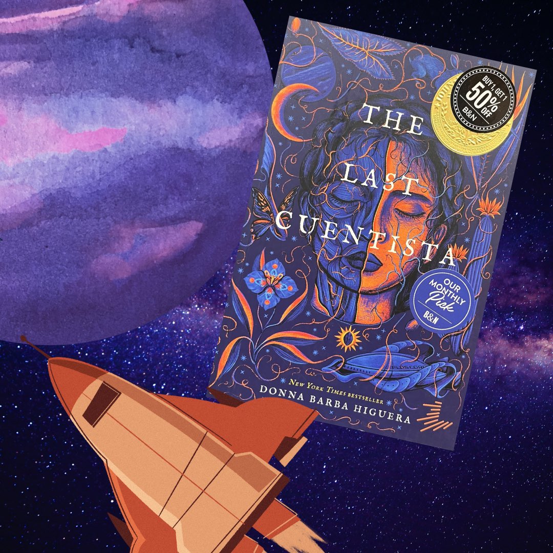 “The stories we tell ourselves make us who we are.” “The Last Cuentista” by Donna Barba Higeura is a stunning, sci-fi, dystopian novel that, at its core, is about storytelling. Perfect for fans of “The Giver,” our Young Readers Monthly Pick is approachable, empathetic, and (1/2)