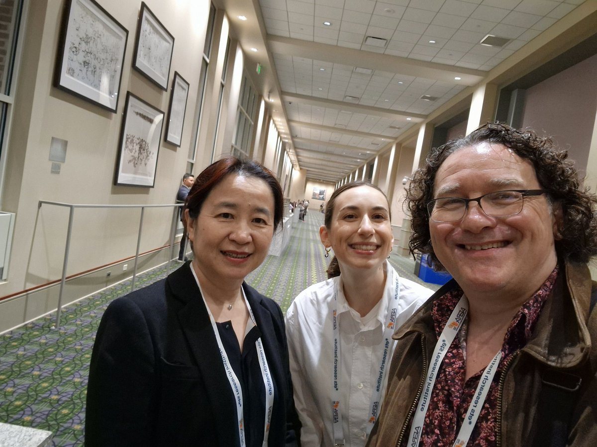 Here we are, tearing up #AERA2024 on behalf @CEL_IOE, having finished our presentation on ECF, retention and the centrality of school leadership. @S_Eleftheriadou @QingGu2