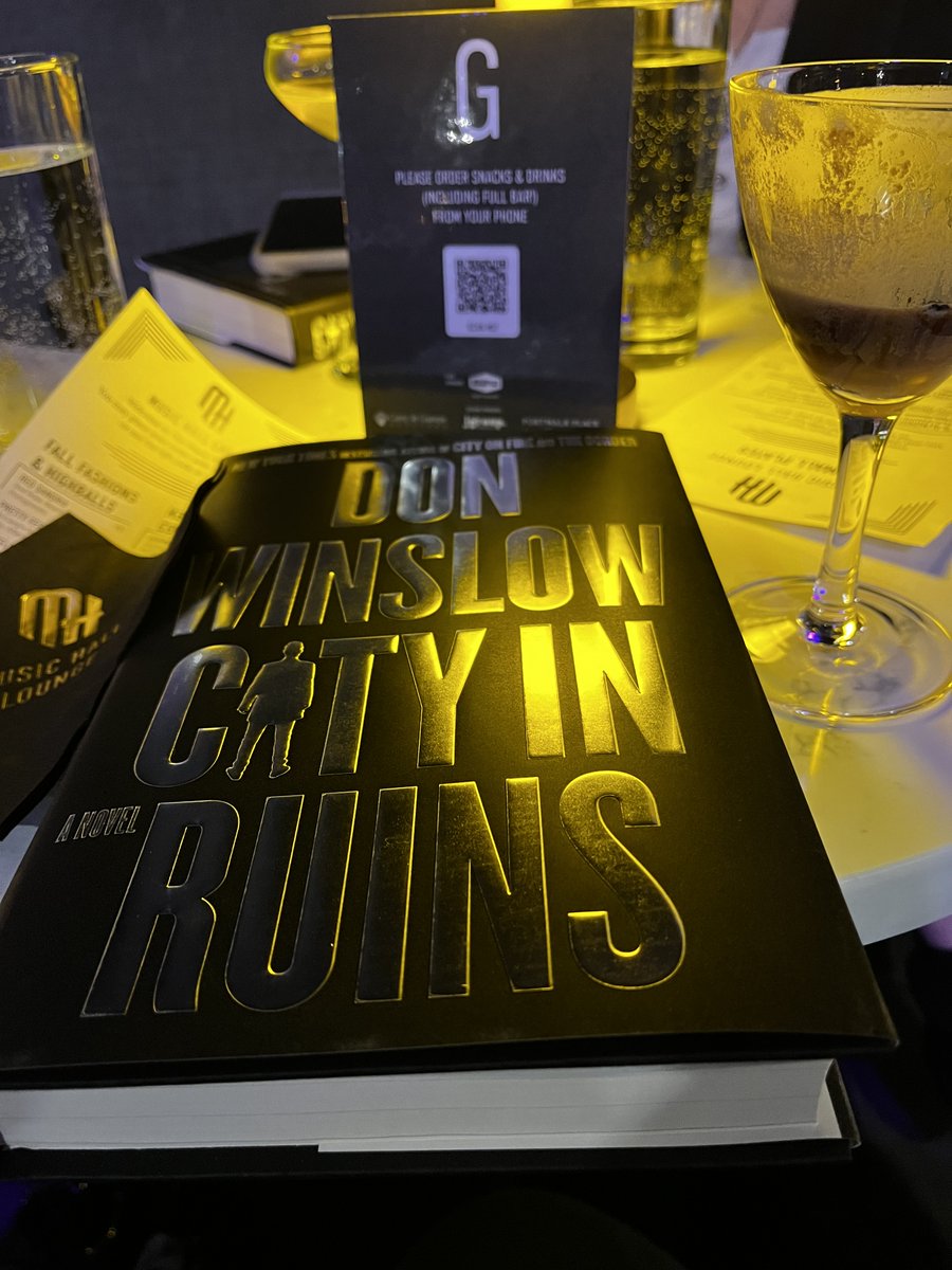 This book keeps your attention from beginning to end. Be prepared to stay up all night reading it because you can't put it down. Love @donwinslow books. #Cityinruins #CityonFire another great Winslow book soon to be a Sony picture staring Austin Butler. So much to look forward to