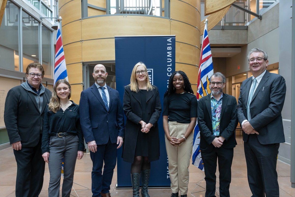 BC’s Minister of Jobs, Economic Development and Innovation, the Honourable @BrendaBaileyBC, was at #UBC today to help us celebrate the provincial government’s investment in more opportunities for @UBCEngineering and @UBCOSOE students.