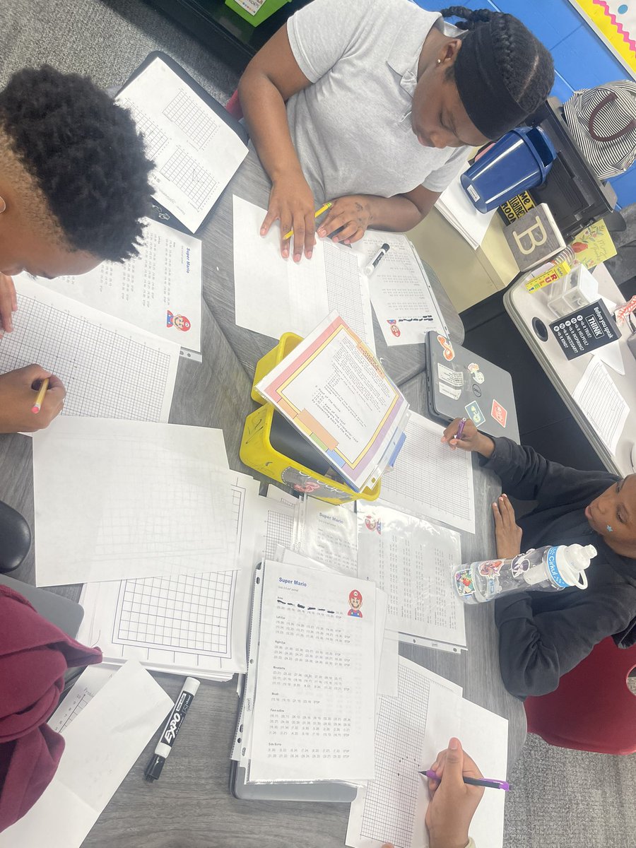 BethanyITC's tweet photo. We had a blast 💥 with Ms. Bellaire’s 5th graders @MckibbenLane plotting points on coordinate planes!  We mixed it up with station rotations using 💛@LumioSocial, traditional 📝paper/pencil graphing, and even 🚁drones for hands-on learning! Thanks 🙏 @roworthy, @usabbs, &amp; Lisa! https://t.co/lwqjqaE3qN