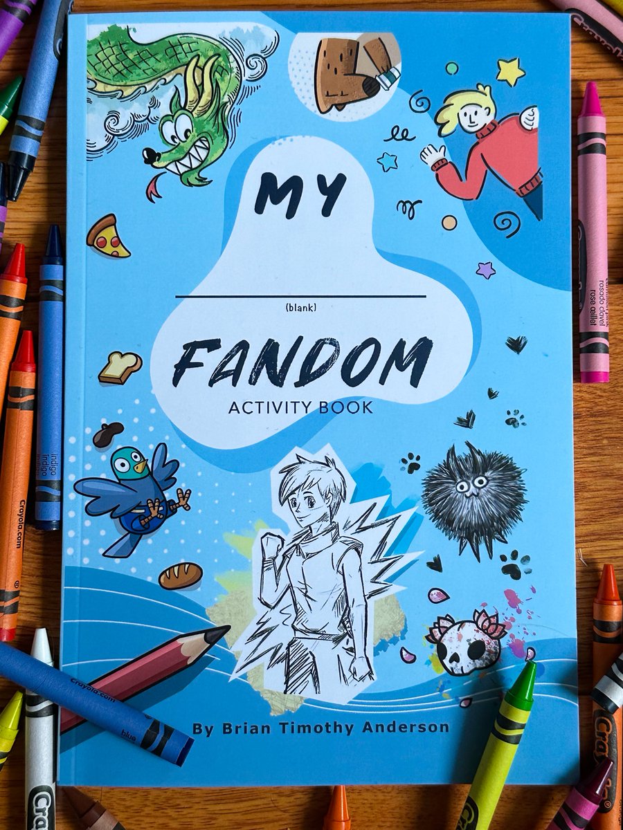 SURPRISE! i made an art activity book!!! #MyBlankFandom is avail for preorder now L I N K I N B I O (for real) write your favorite fandom on the cover and explore it with: 40+ creative prompts 112 pages 4 custom coloring book pages i can't wait to share it with all of you 😭