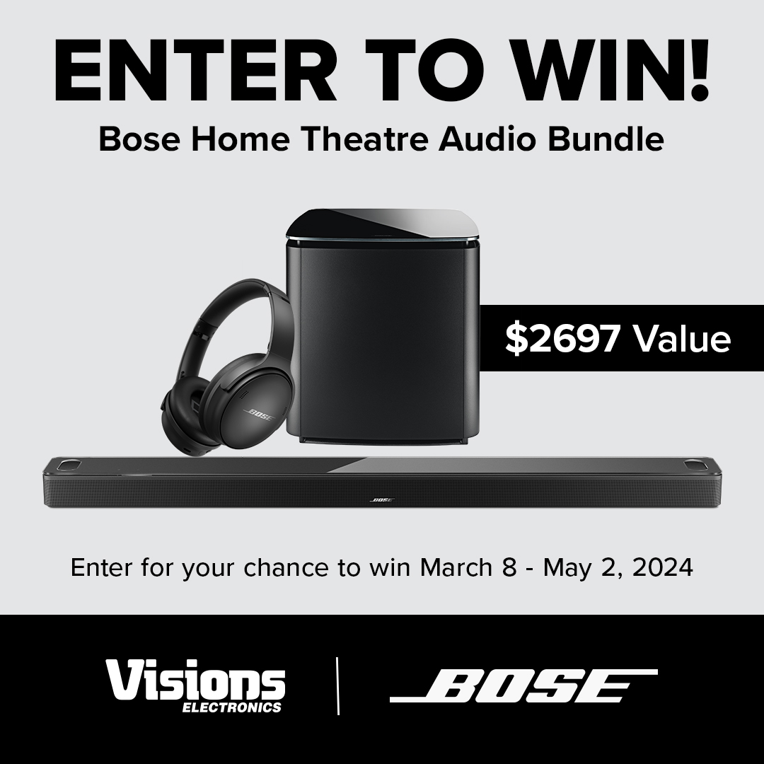 VisionsDeals's tweet photo. 🏆 ENTER TO WIN: Bose Home Theatre Audio Bundle! 🎊

• Bose Smart Ultra Soundbar
• Bose QuietComfort 45 Headphones
• Bose Bass Module 700

How to Enter 👇

1) Like, follow, and share the contest post.

2) Complete the form: https://t.co/DAtDpZIAsB

Contest ends May 2, 2024. https://t.co/a5c8YniZmx
