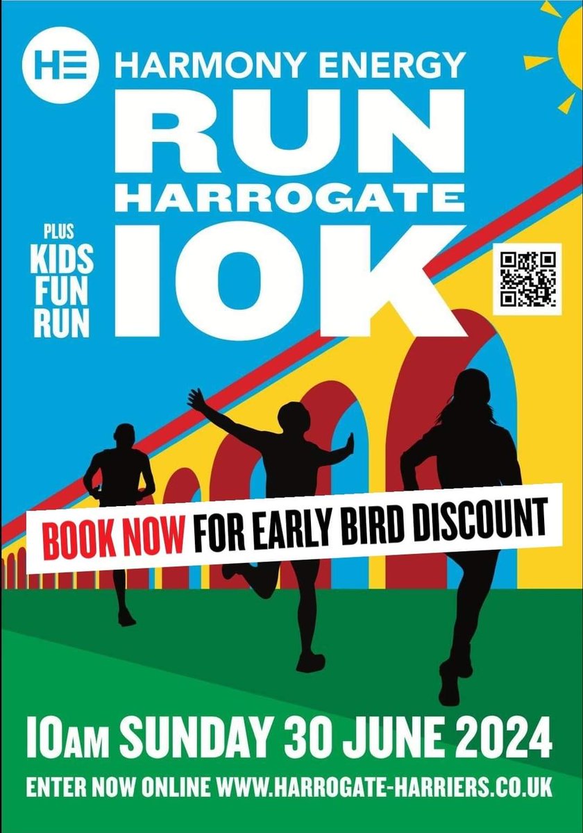 Harmony Energy Run Harrogate 10K Enter now to secure your place at the Early Bird rate Enter here ⤵️ racebest.com/races/uq584 #runharrogate10k #runyorkshire #yorkshirerunning #EarlyBirdDiscount