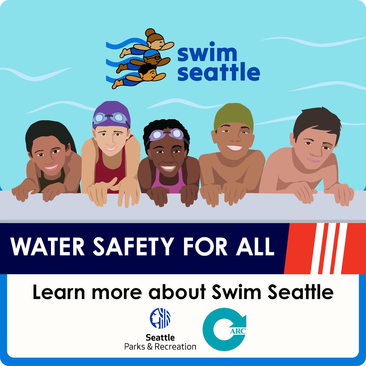 Swim Seattle is offering all scholarship-eligible youth FREE beginner swim lessons. Swim registration for current scholarship-eligible participants opens May 14. Registration for general public opens May 21. Learn more at: bit.ly/summerswimspr