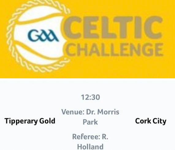 Best of luck to Liam O Callaghan with the Tipp Celtic Challenge team who play Cork City tomorrow. #CelticChallenge #portroegaa