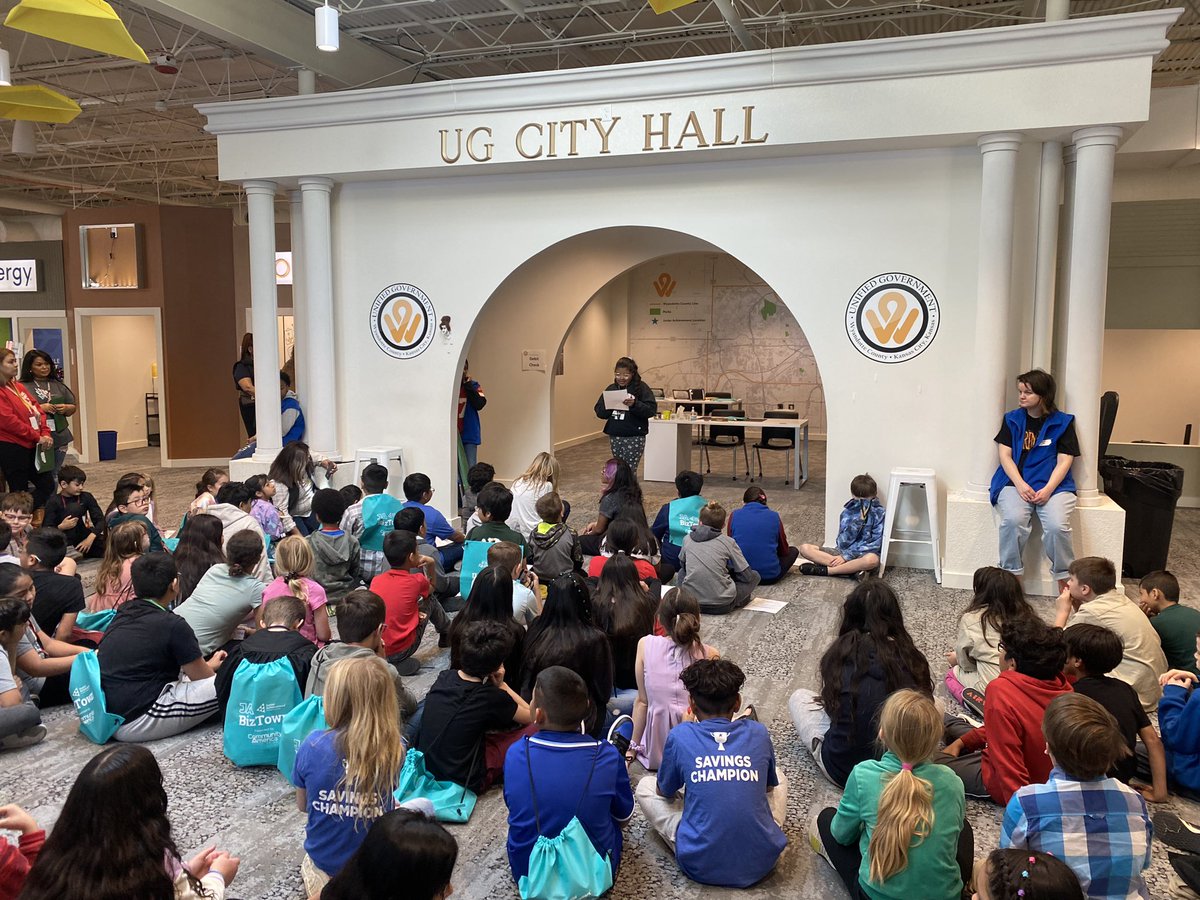 Junior Achievement Biztown field trip! We had a great time and learned a lot. If you grew up in Olathe, think Exchange City! <a href="/RV_Panthers/">Ridgeview Elementary</a>