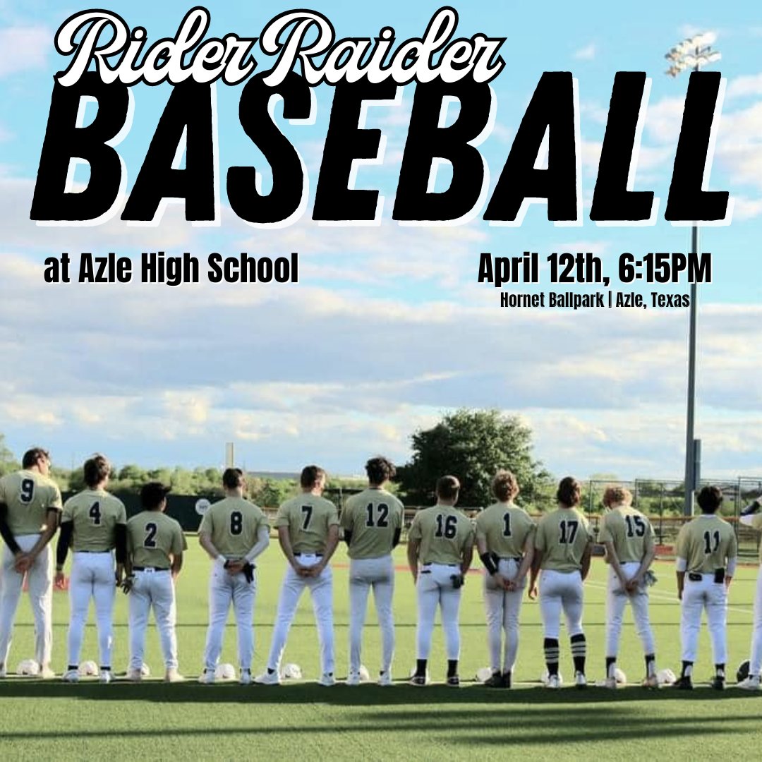 Live from Azle, Texas- It's Friday Night!

Tune in at 6:15 as the Raiders take on the Hornets at ROHOSportsNetwork.com

#ROHO | #OFOT | #Team62