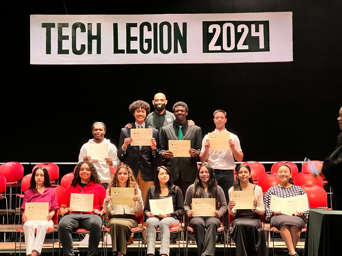 We're so proud of all the @arsenal_tech students who were inducted into Tech Legion today. Including 7 of our very own Elevate seniors!