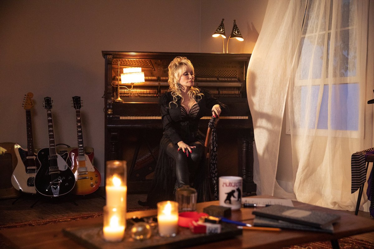 Behind-the-scenes of the official video for @DollyParton’s version of “Southern Accents,” directed by Trey Fanjoy. The video features Dolly singing over home footage and other iconic film of Tom’s life and music career. Watch it here: youtube.com/watch?v=e2qvHy… Photo credit -