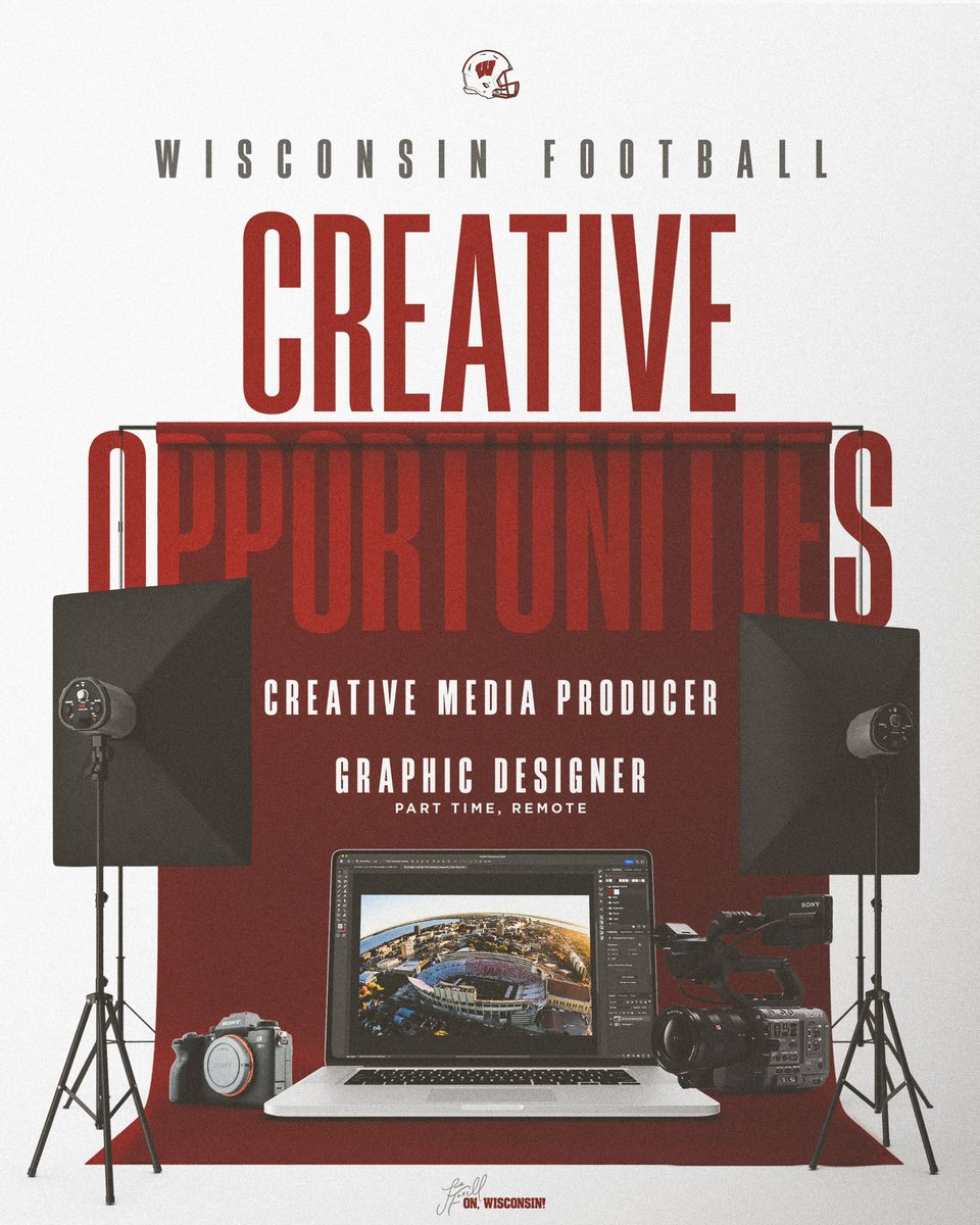 Come join the team! 👐 🎥 creative media producer | go.wisc.edu/hd0qn2 👨‍💻 graphic designer | go.wisc.edu/xapkc8