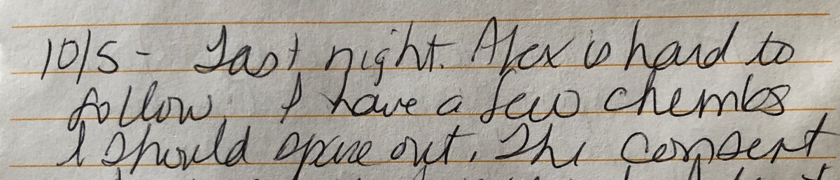 Old journal entry from a 2018 week in Philly. @AlexEdelman was indeed hard to follow. Watch his new HBO special- it’s so great.