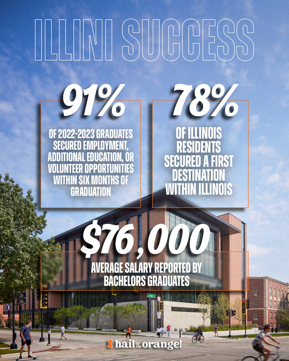 An Illinois education, the gift that keeps on giving. #Illini | #HTTO