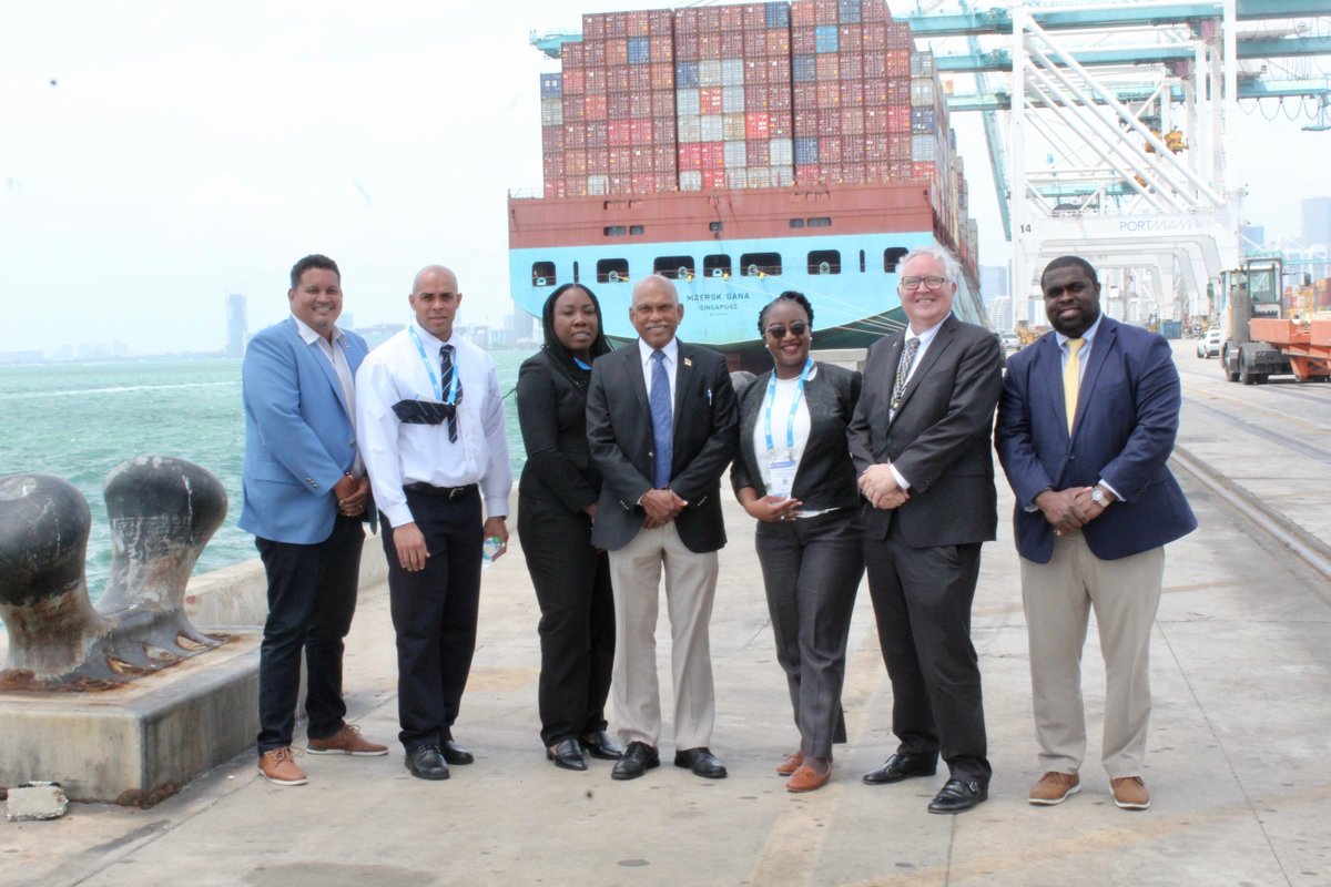 #PortMiami leaders welcomed delegations from Martinique and Trinidad & Tobago. The distinguished visitors toured the seaport and learned about the port’s cargo and cruise operations.