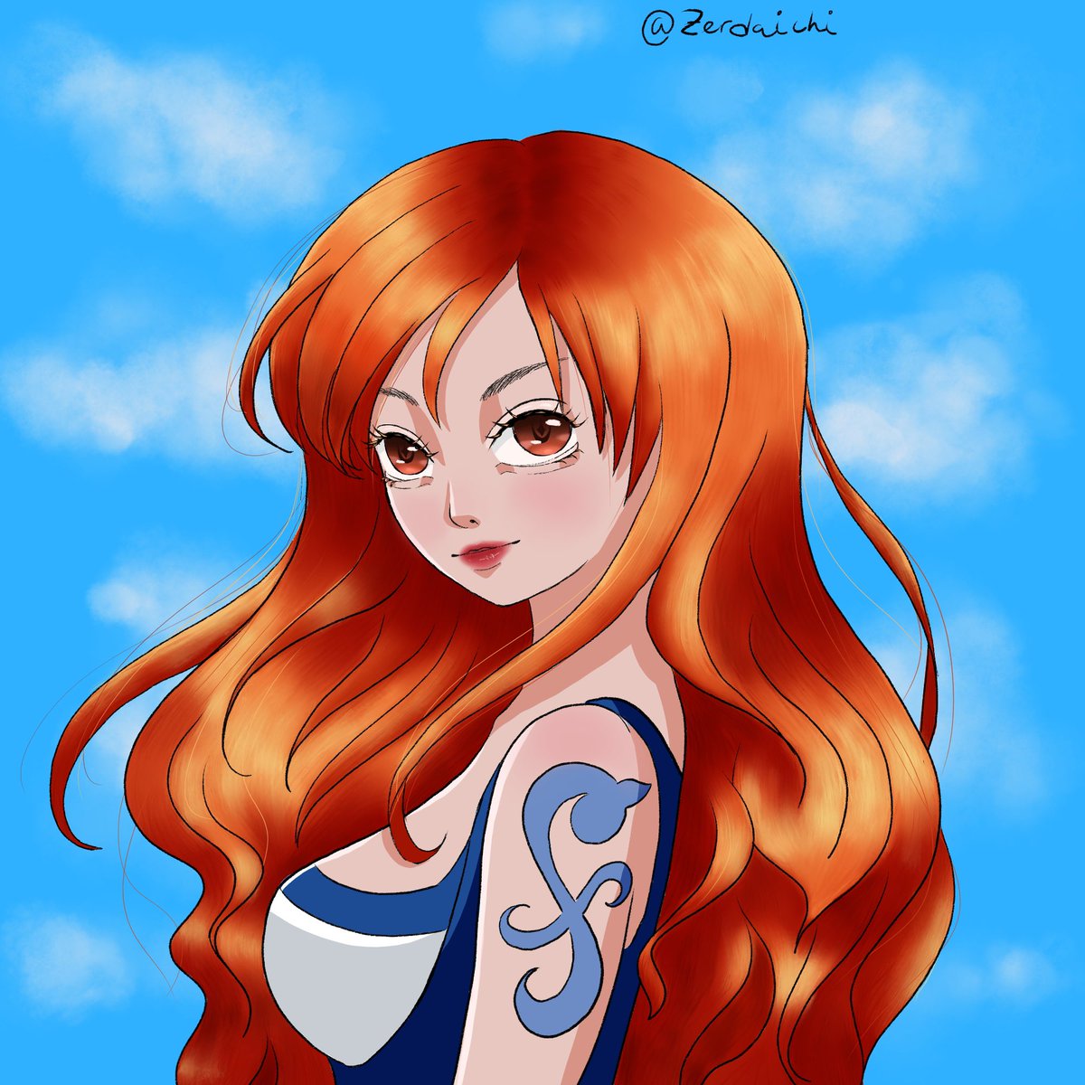 zerdaichi's tweet photo. #ONEPIECE #anime #manga #nami #ONEPIECEカードゲーム #art #digitalart #sketch https://t.co/4k9cNyHKvW