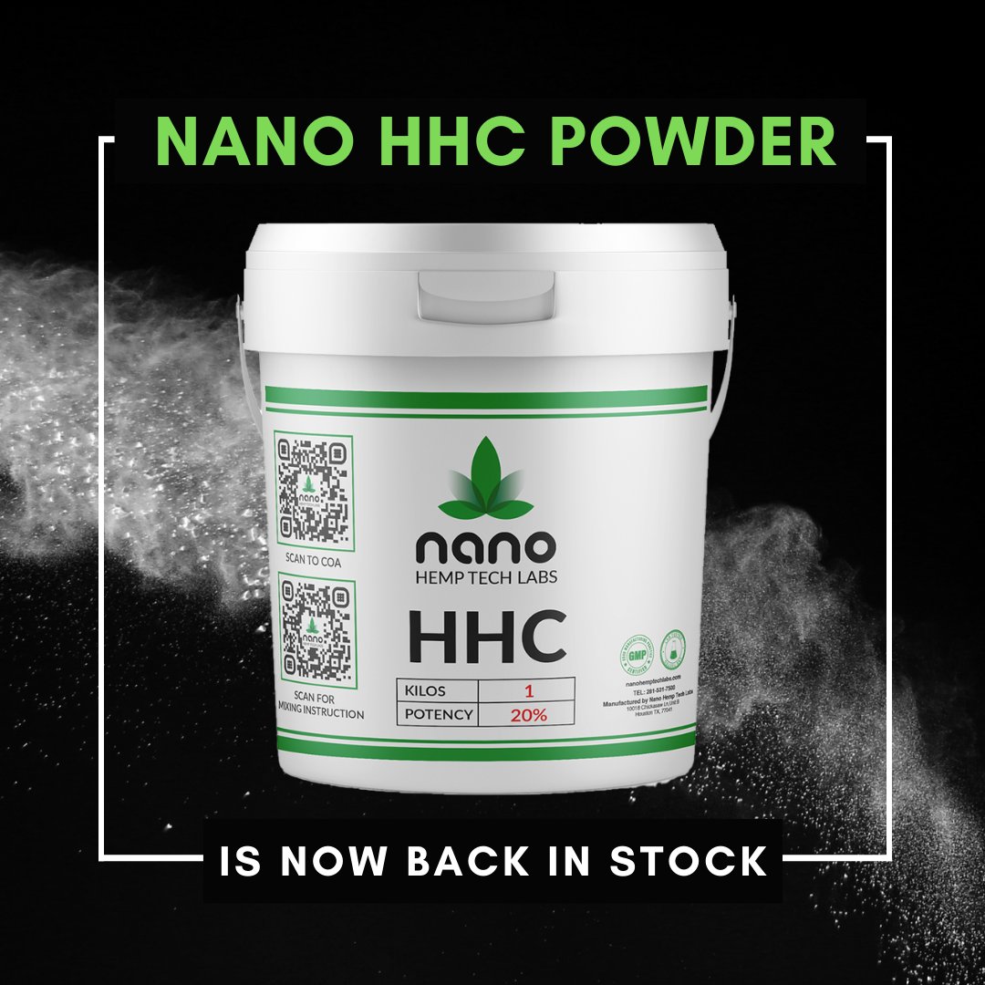 🌟 Exciting News: H H C Back in Stock! 🌟

#Houston #Texas #Whitelabelbeverages #Privatelabel #Whitelabel #Edibles #Brownies #Backinstock #Newyork #TruWatersoluble #Nanotechnology #watersoluble #Truwatersolubletechnology #proprietarynanotechnology