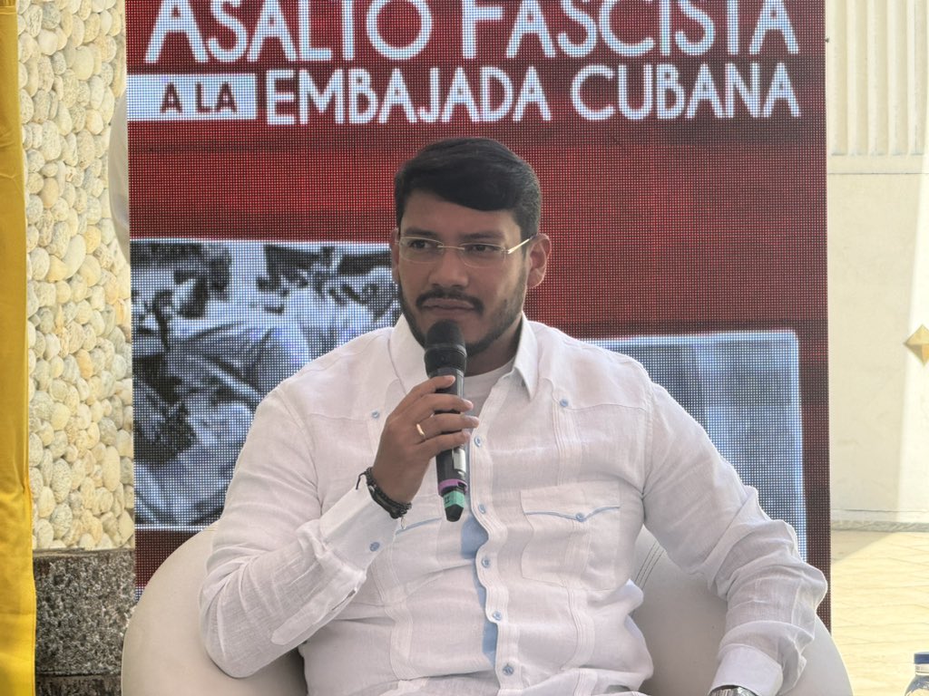 Se cumplen 22 años del asalto a la embajada de Cuba en Venezuela. La violación al derecho internacional siempre ha sido una práctica del fascismo. En Venezuela, durante el Golpe de Estado, los señores de los apellidos asaltaron la embajada cubana.