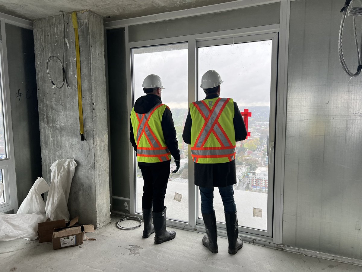 Had the chance to tour the new South Granville Station Project that’s part of the Broadway extension with colleagues and the builder this past week. It’s a station-integrated mixed-use development combining #housing and #transit! Will be home to the SG Station, retail