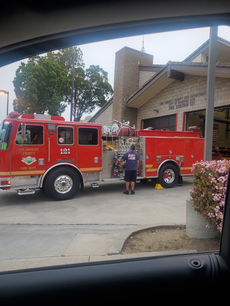 I pass this firehouse everyday to and from work. This guy has 35 years on the job and yet never fails to be fire ready. Rain or shine the rig is clean and operational. There's 2 reserve rigs there as well, same thing. May we all be inspired to maintain such professional pride.