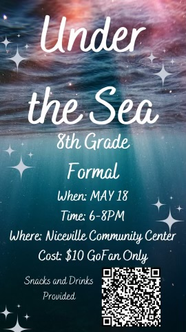 Here is the information on the 8th grade formal.