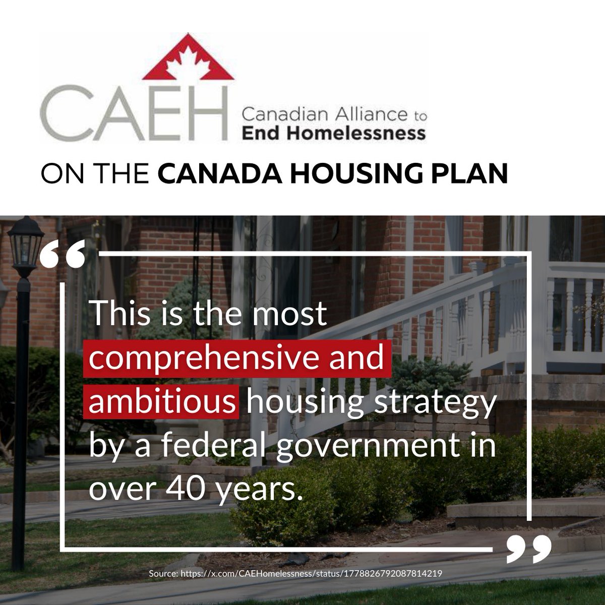 Affordable housing champions like @CAEHomelessness understand the level of ambition we need to get more homes built and solve the housing crisis 🏡 Our plan will unlock 3.9 million new homes by 2031 through serious investments and partnerships right across the country.
