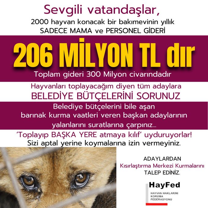 ▶️ Bu hesabı biz yapsak 'abartmış' olurduk. 🔴 Köpek başına yıllık maliyet 150.000 TL 🚨 Bunu 10 milyon ile çarpın! 1.5 Katrilyon! ⚠️ Karşılaştırma için; 2023 savunma bütçemizin 4 katından fazla. ⚠️ Hayalleri: Türkiye tüm parasını #KöpekTerörü'ne harcasın.