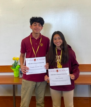 BHGHIL's tweet photo. Help us celebrate Christopher, BHGH Scholar, in his receipt of the Molly Harris Memorial Scholarship to cover tuition for the @LoyolaAcademy O'Shaughnessy Program next year! His teachers shared wonderful remarks about his attitude, care for others, curiosity, &amp; focus! 👏👍💙🧡 https://t.co/jbMJhHrTXe